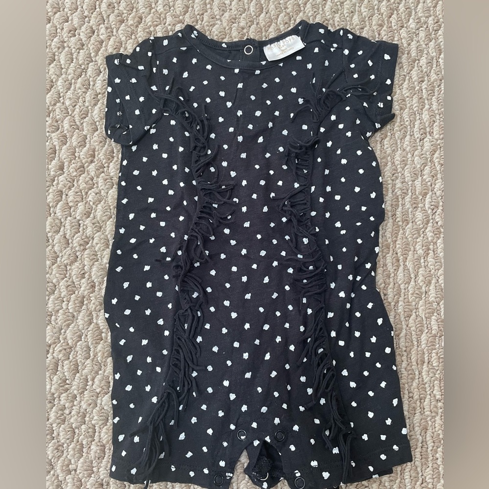 Rosie pope baby fringed romper